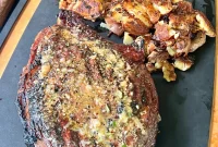 Roasted Garlic Parmesan Ribeye Steak Recipe