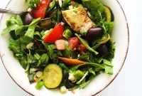 Grilled Summer Vegetable Salad with Feta