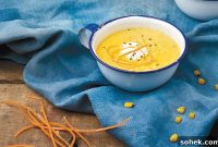Vegan Slow Cooker Corn Chowder with Green Chilies for Two