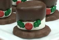 Snowman Hat Cookies Recipe: Festive Chocolate-Dipped Treats