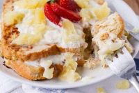 Pineapple Coconut French Toast Recipe — Piña Colada Flavor