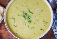 Zucchini and Potato Soup with Fresh Dill Recipe