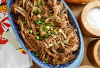 Slow Cooker Pulled Beef Brisket with BBQ Sauce