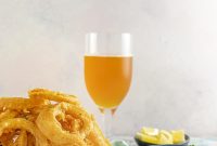 Old Bay Onion Rings with Tangy Lemon Dipping Sauce