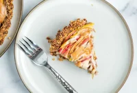 Apple Walnut Tart with Creamy Vegan Cashew Custard Recipe