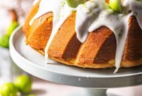 Key Lime Pound Cake with Cream Cheese Frosting