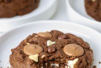 Triple Chocolate Sourdough Cookies Recipe with Crispy Edges