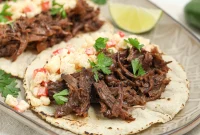 Chuck Roast Tacos with Mexican Street Corn Salsa (Street-Style)
