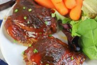 Sticky Slow Cooker BBQ Chicken Thighs Recipe for Tender Meat