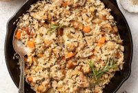 Dijon Chicken Skillet with Wild Rice and Veggies