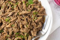 Slow Cooker Shredded Beef Recipe for Sandwiches and Tacos