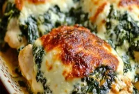 Ricotta & Spinach Stuffed Chicken with Crispy Topping