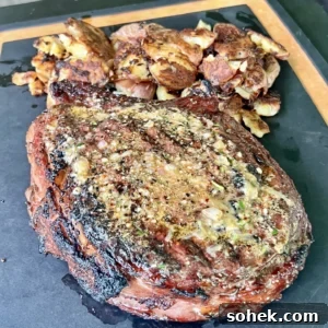 Roasted Garlic Parmesan Ribeye Steak Recipe 3 roasted steaks