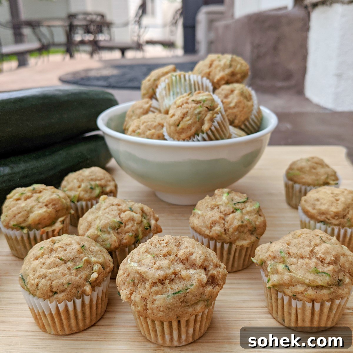 Mini Zucchini Muffins (Gluten-Free Recipe) 3 gluten free zucchini muffins without frosting sq
