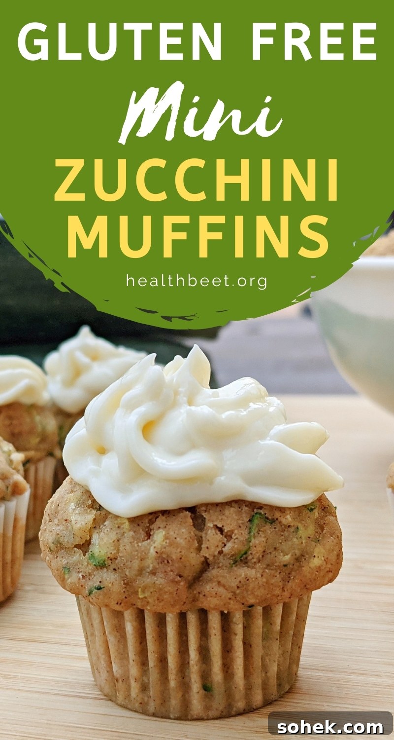 Mini Zucchini Muffins (Gluten-Free Recipe) 5 gluten free mini zucchini muffins