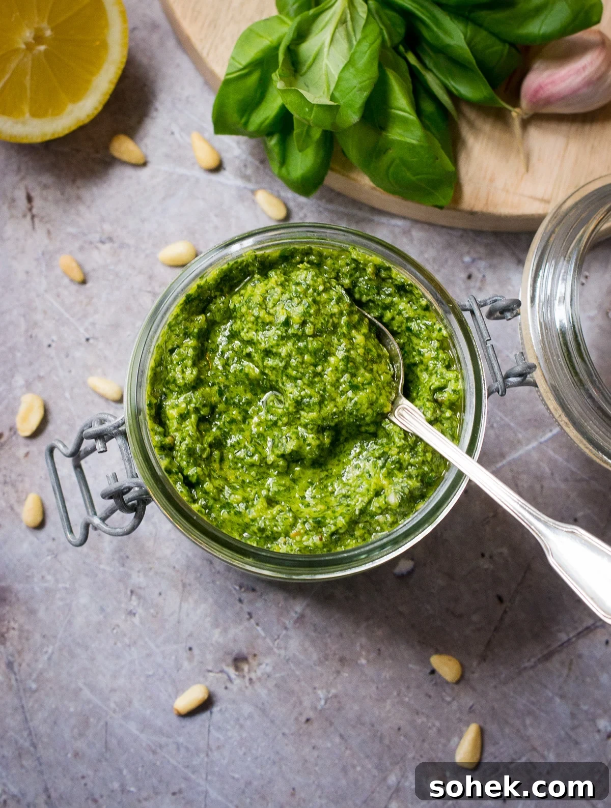 Creamy Vegan Basil Pesto Recipe for Pasta, Sandwiches & Dips 11 Vegan Pesto Recipe