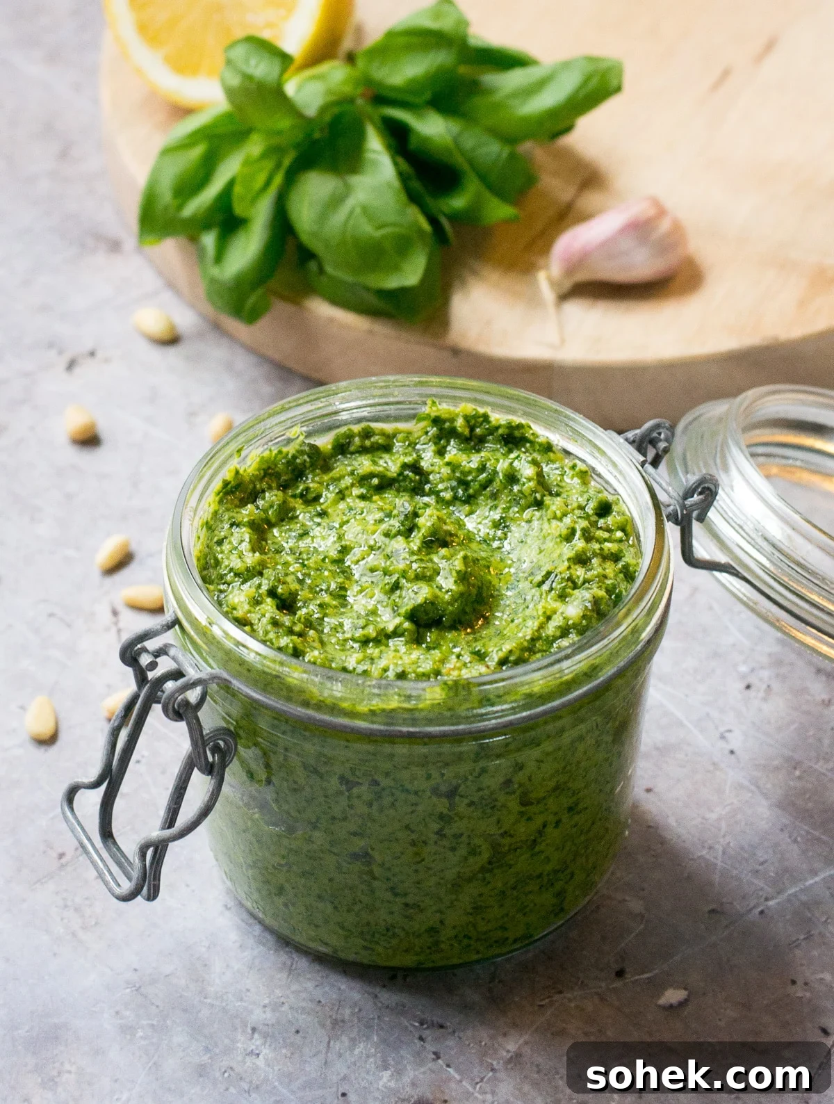 Creamy Vegan Basil Pesto Recipe for Pasta, Sandwiches & Dips 6 Vegan Pesto No Cheese