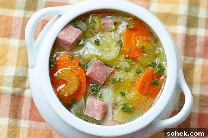 Ham and Cabbage Soup