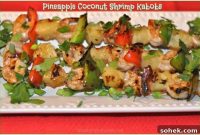 Grilled Pineapple Coconut Shrimp Skewers for Summer BBQs