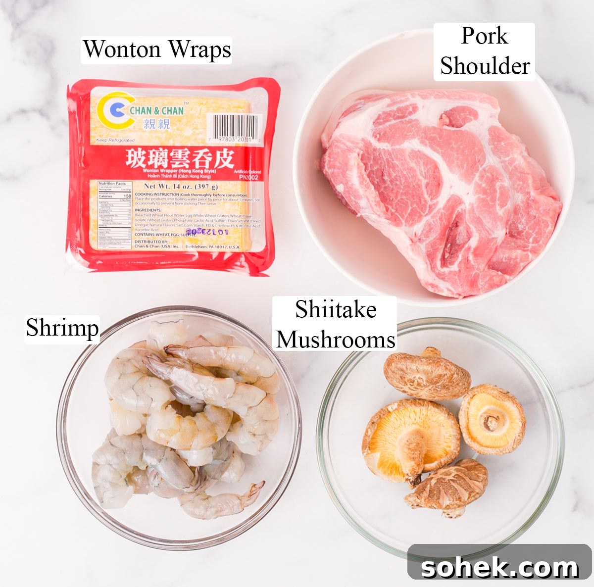 Cantonese Shumai (Siu Mai): Classic Pork Dumplings Recipe 7 Shumai ingredients