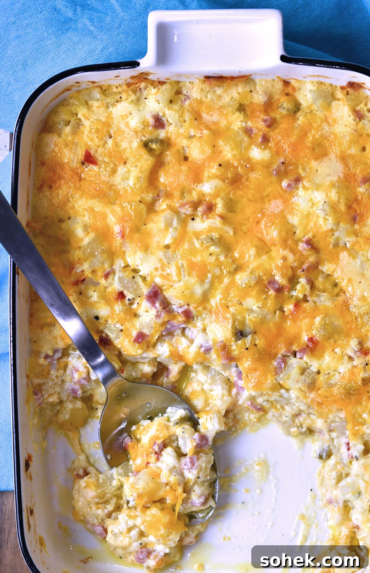 24Bite: Potatoes O'Brien Breakfast Casserole Recipe by Christian Guzman