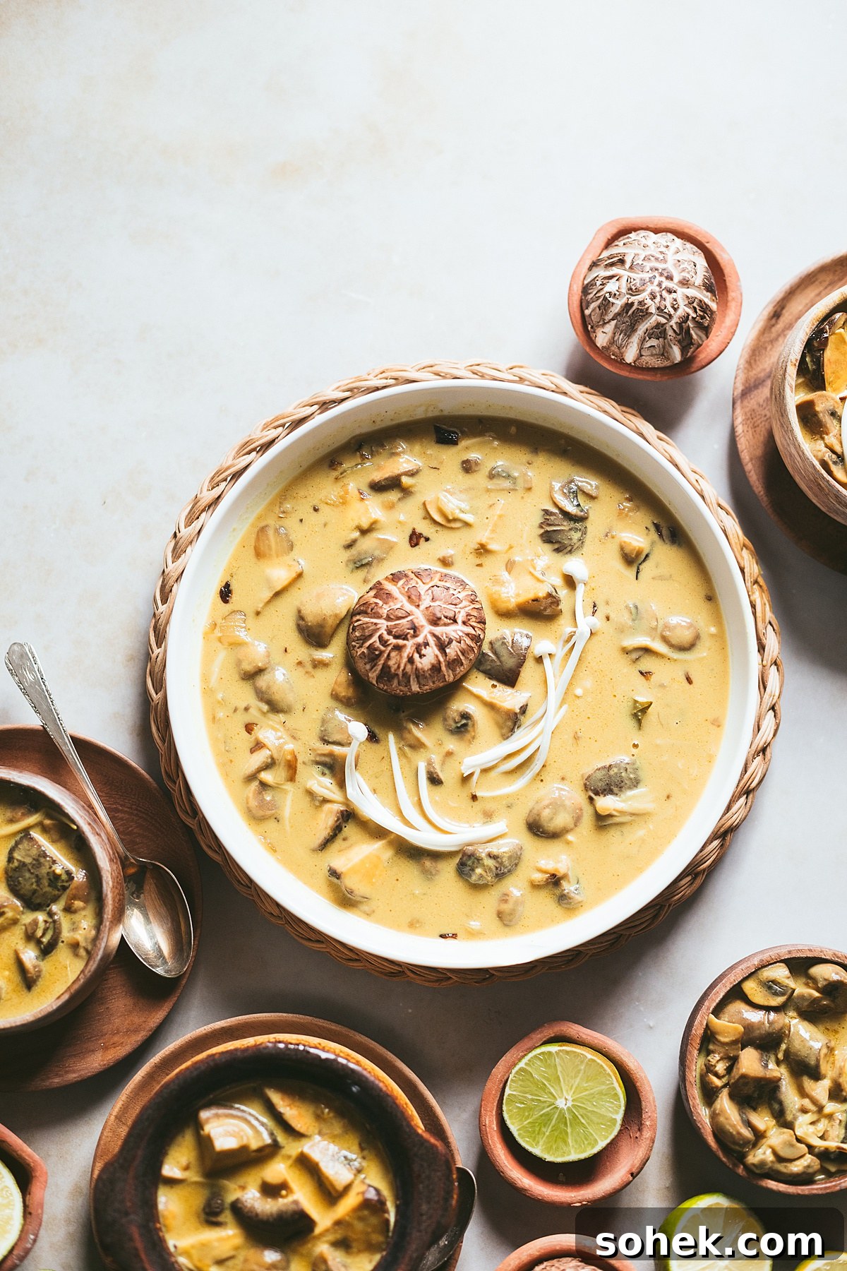 Creamy Kodava Mushroom Curry with Coconut Milk — Vegan Recipe 7 img 13587 6