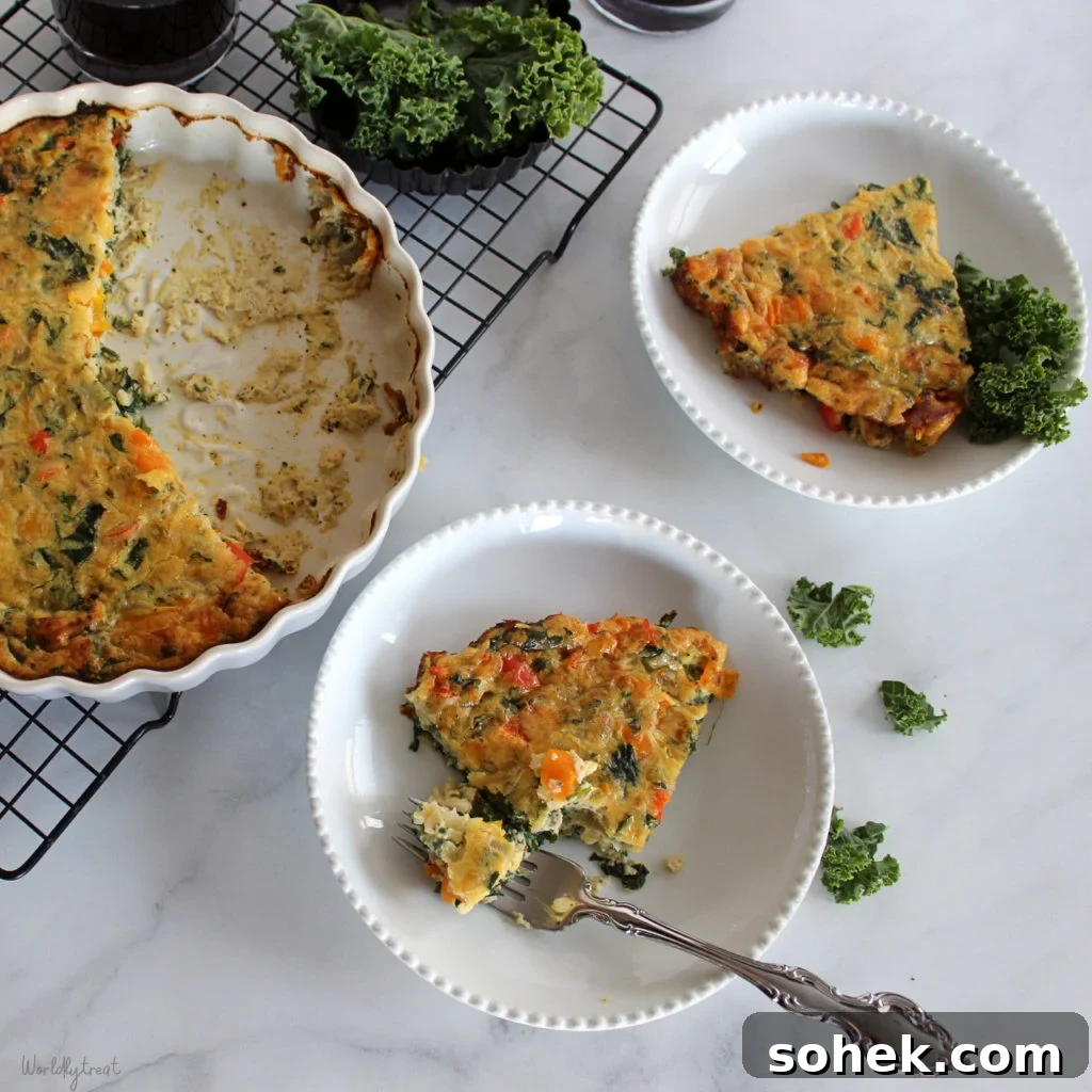 Crustless Vegetable Quiche Recipe: Savory Egg Bake Without Crust 2 Crustless Vegetable and Sausage Quiche