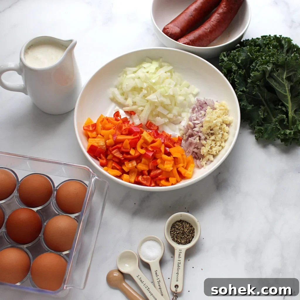 Crustless Vegetable Quiche Recipe: Savory Egg Bake Without Crust 3 Crustless Vegetable and Sausage Quiche