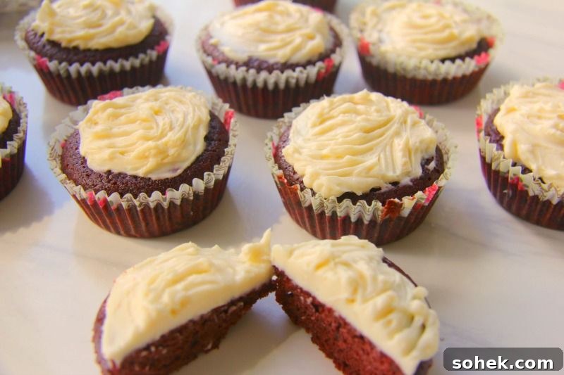 Strawberry Cream Cupcakes: Moist Vanilla Cupcakes with Fresh Strawberry Frosting 7 red velvet cupcake