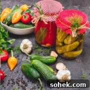 This easy homemade garlic pickles recipe is a tasty way to use garden produce. These homemade pickles are super yummy and anyone can make them!