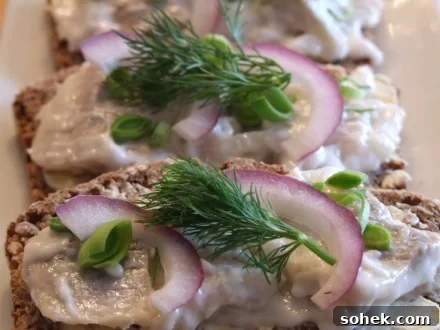 Creamed Herring Smorrebrod