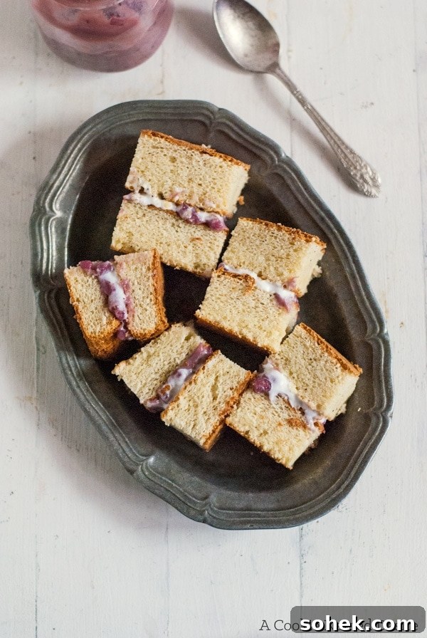 Pomegranate Curd cake sndwiches  a simple and light winter dessert! 