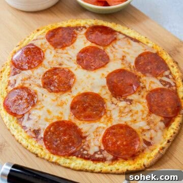 Cottage Cheese Pizza Crust Recipe: Thin, Chewy Low-Carb Base 13 Cottage cheese pizza crust topping with shredded mozzarella and pepperoni.