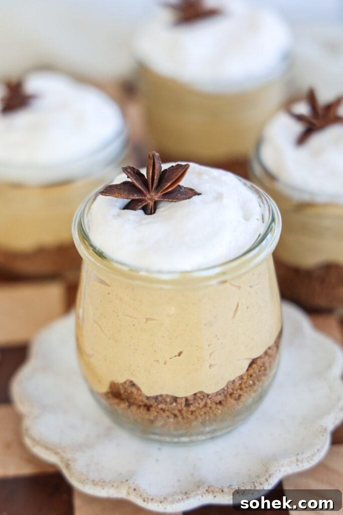 Mini Pumpkin Cheesecake Jars: Make-Ahead Fall Dessert Cups 3 img 17424 2