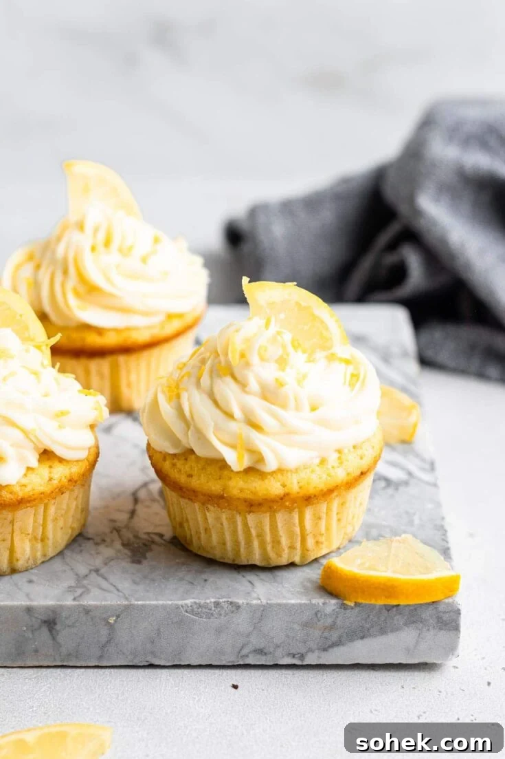 Lemon cupcakes