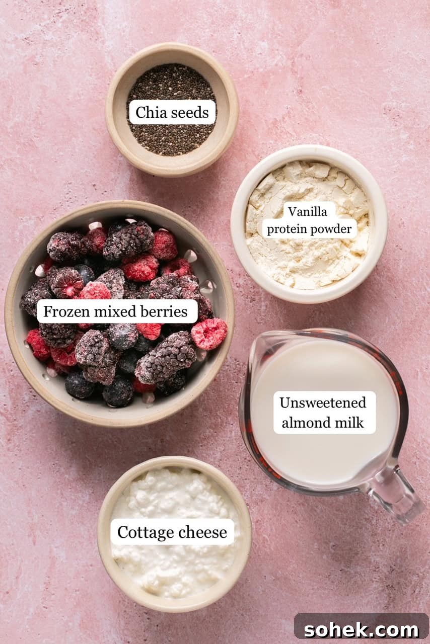 recipe ingredients in small bowls and labeled 
