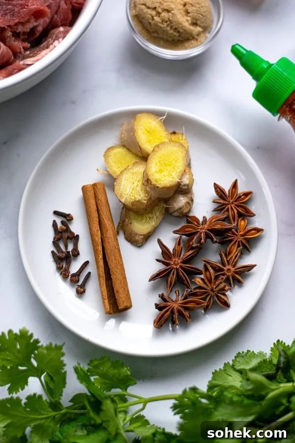 spices needed to make delicious pho in the crockpot
