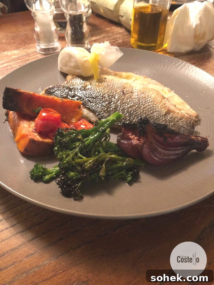 Festive Christmas Menu at Il Forno Liverpool — Seasonal Tastes & Set Menus 5 Chargrilled Seabass with chargrilled vegetables