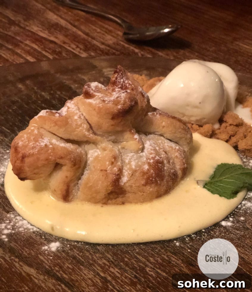 Festive Christmas Menu at Il Forno Liverpool — Seasonal Tastes & Set Menus 7 Christmas Apple Strudel with Vanilla Ice Cream