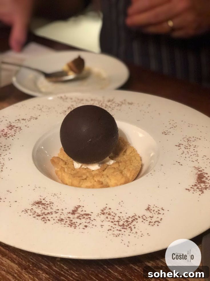 Festive Christmas Menu at Il Forno Liverpool — Seasonal Tastes & Set Menus 8 Chocolate Bomb with Hot Chocolate Sauce