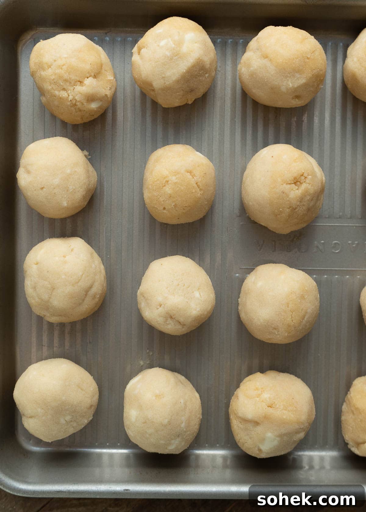 rolled cookie dough
