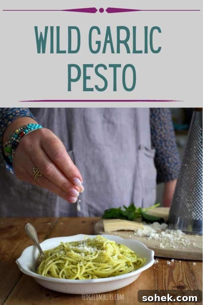 Wild Garlic Pesto: Simple Spring Sauce Recipe for Pasta & Bread 2 img 21323 1