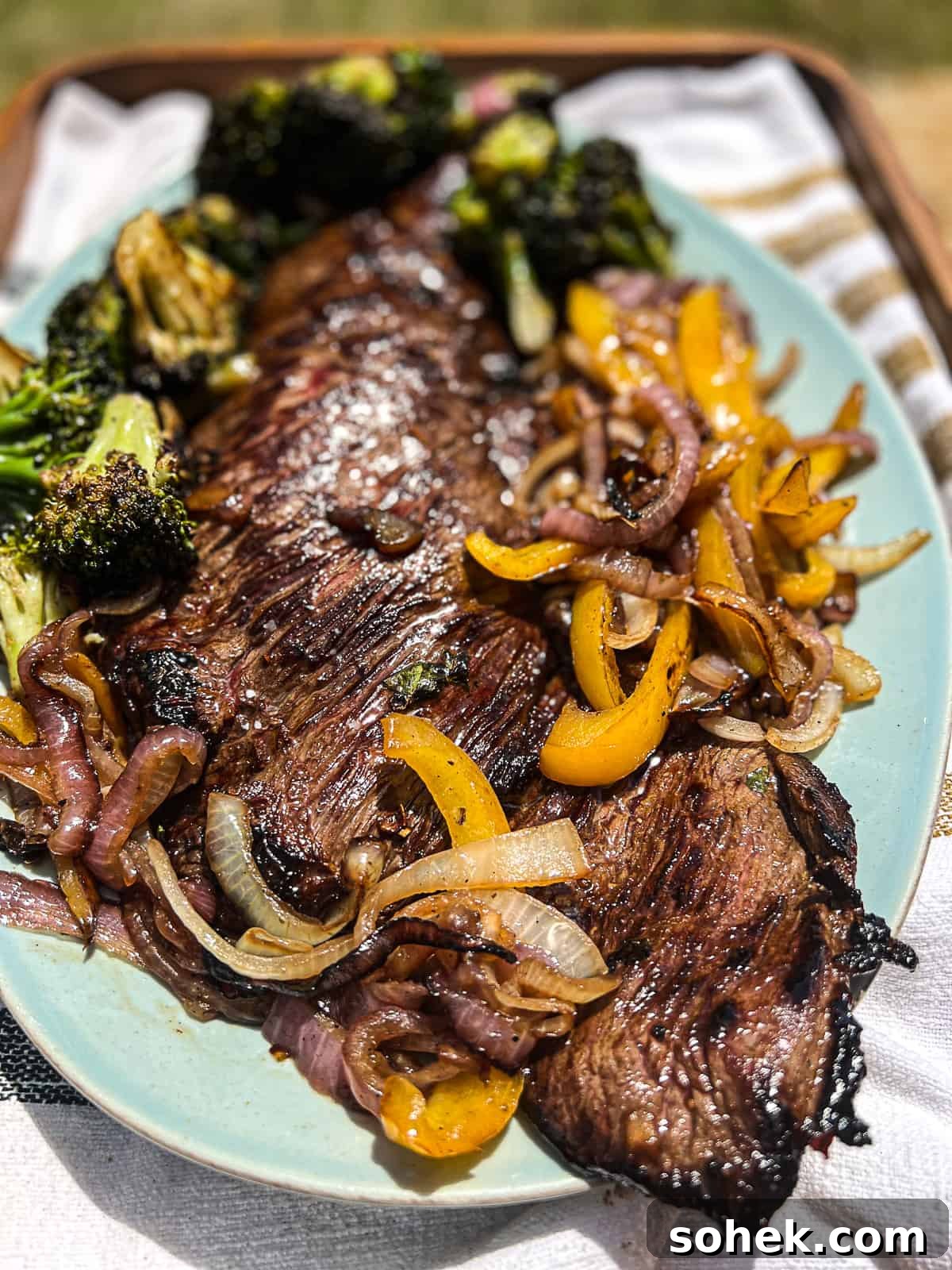 Zesty Flap Steak Marinade for Juicy, Flavor-Packed Grilling 3 Tenderized and griddle cooked beef flap meat with marinade recipe