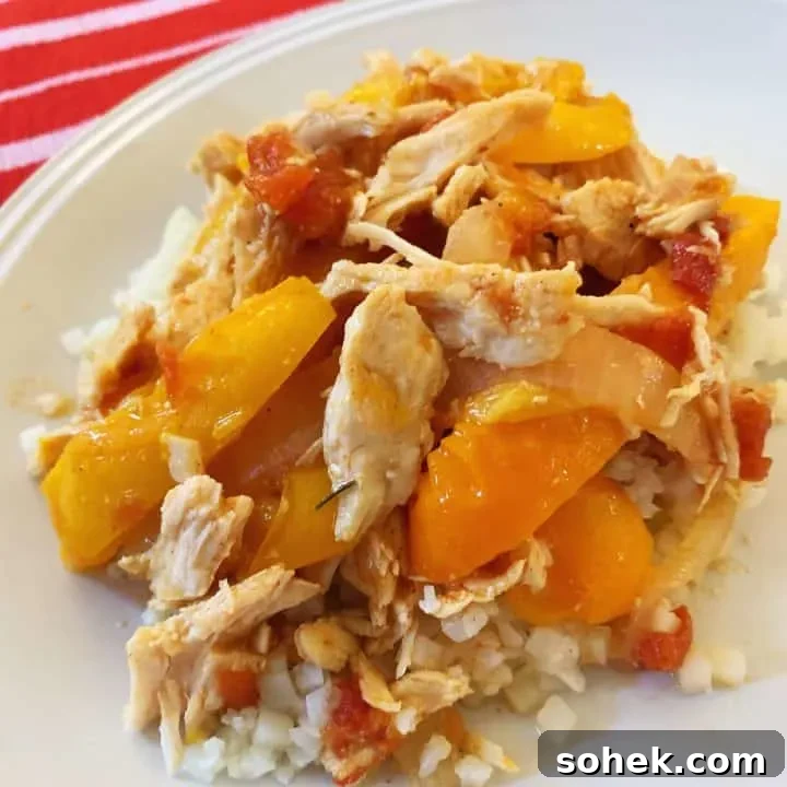 Instant Pot Chicken Fajitas - Keto / Low Carb