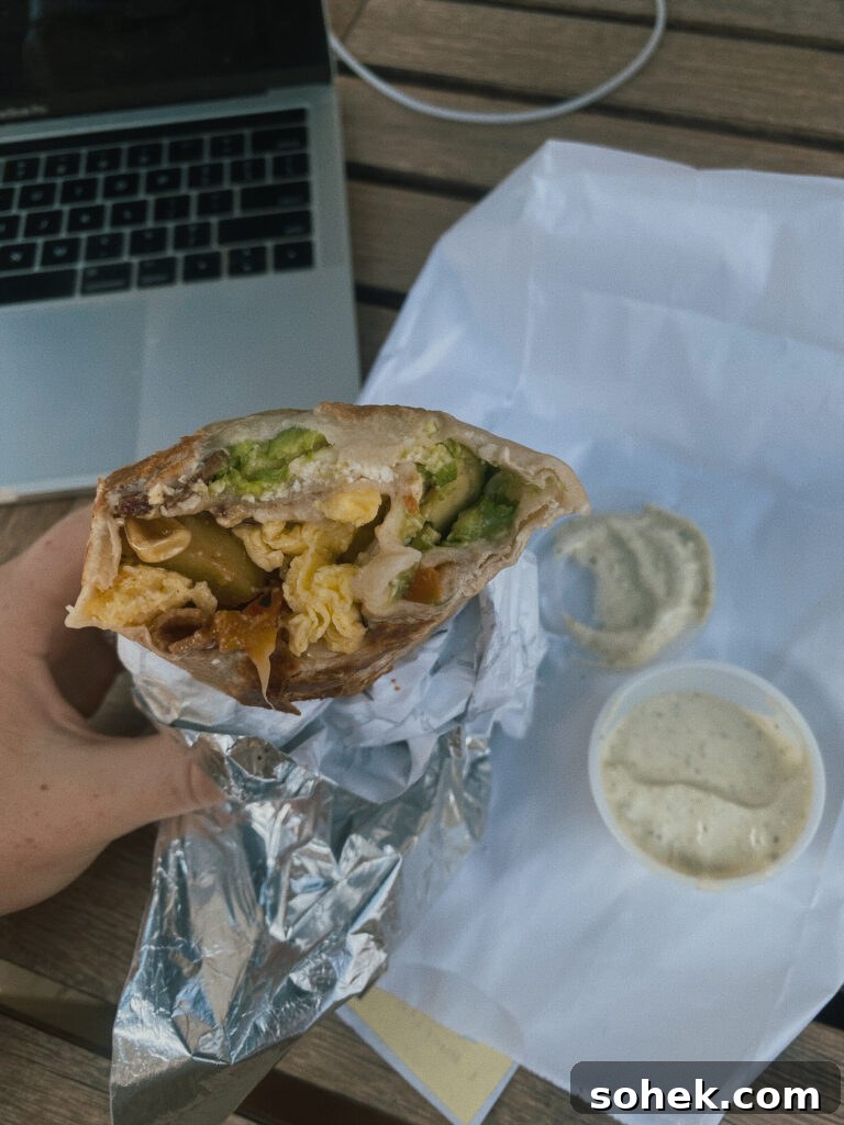 Skier’s Breakfast Burrito | Beaumont Bakery Recipe & Tips 3 breakfast burrito