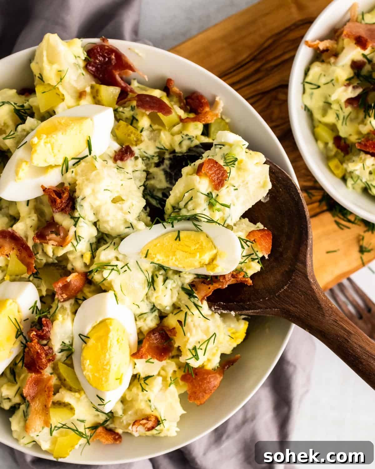 Creamy Instant Pot Potato Salad Recipe — Ready in 20 Minutes 2 Bowl of potato salad made in the instant pot