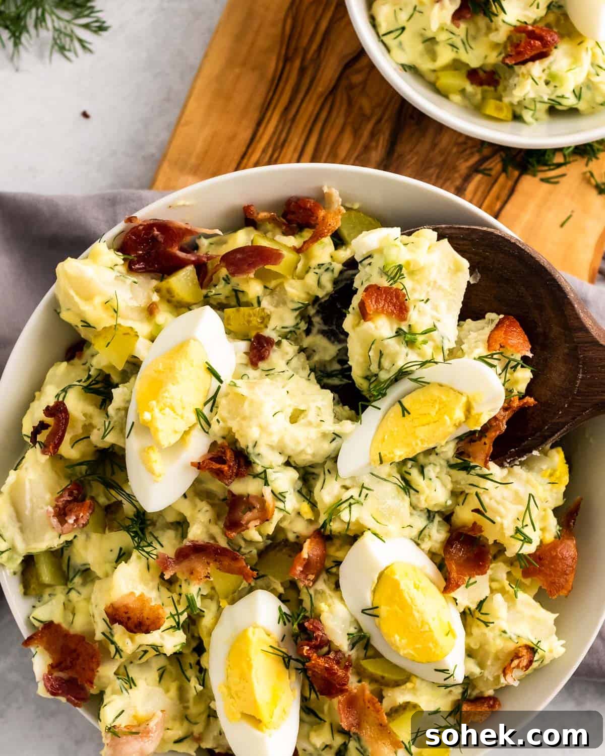 Creamy Instant Pot Potato Salad Recipe — Ready in 20 Minutes 5 Potato Salad in a Bowl