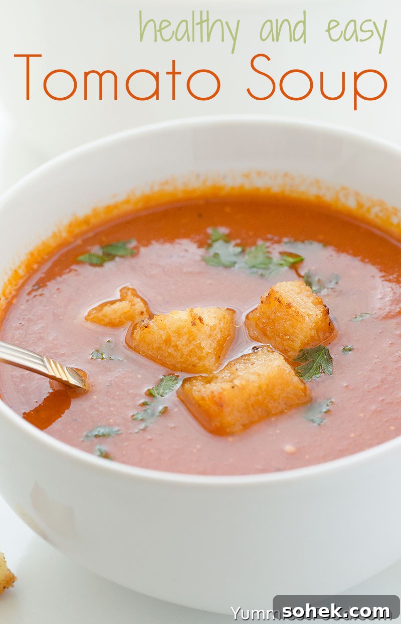 Creamy Homemade Tomato Soup Recipe for Comforting Weeknights 2 Tomato Soup