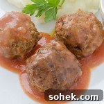 Meatballs With Tomato Sauce - featured