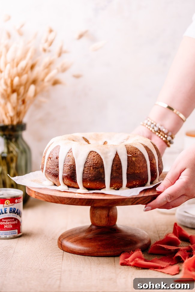 Moist Sweet Potato Pound Cake Recipe with Warm Spices 5 Glazed pound cake